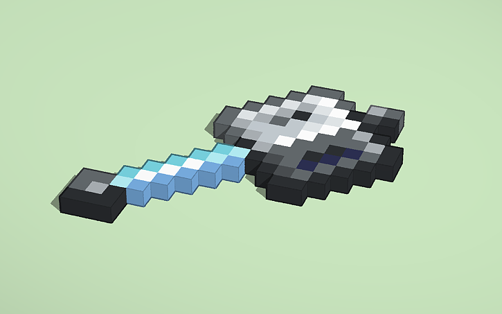 3D design minecraft mace' - Tinkercad