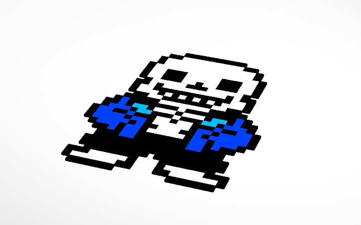 Sans Pixel Art