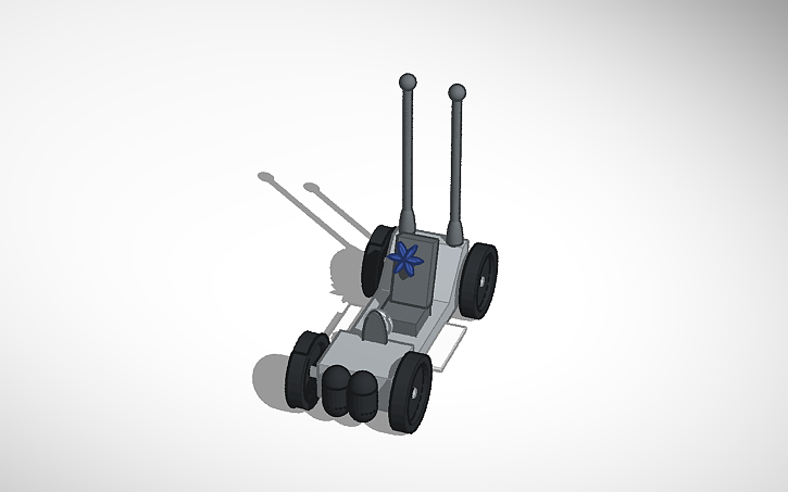 3D design Moon ranger rover for moon project | Tinkercad
