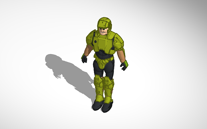 3D design halo 3 marine - Tinkercad