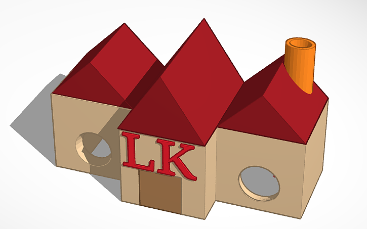 Tinkering R Chimney 3D design HOUSE CHIMNEY - Tinkercad