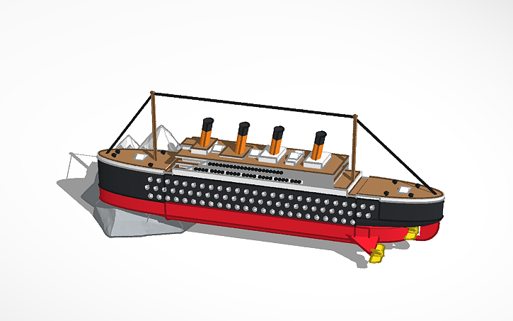 3D design RMS Titanic | Tinkercad