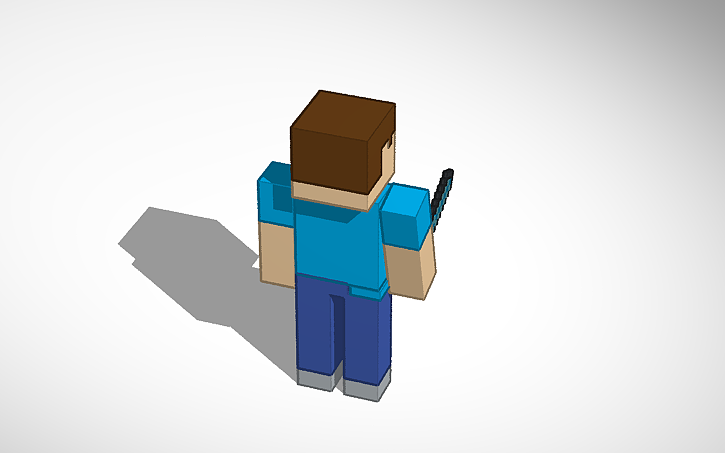 3D design Minecraft Steve | Tinkercad