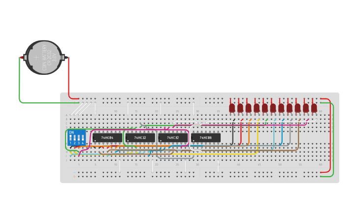 Circuit design POS BB Simulation | Tinkercad