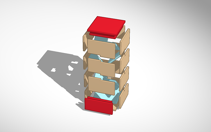 3D design DiceTower - Exploded | Tinkercad