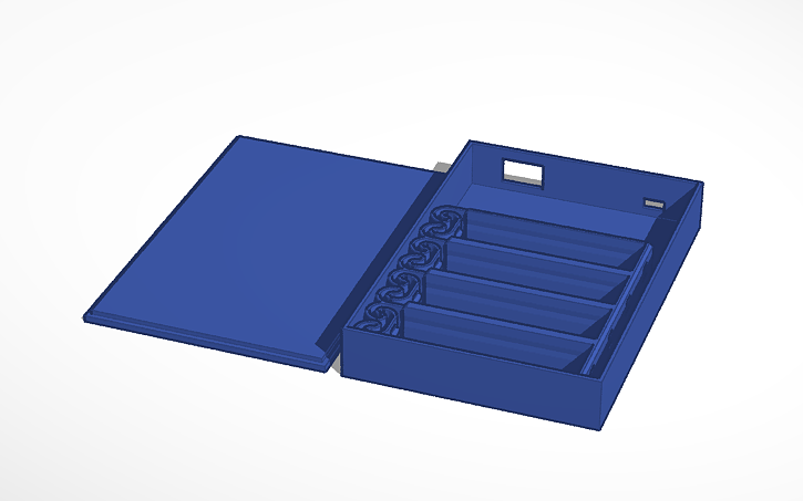 3D design usb charging box - Tinkercad