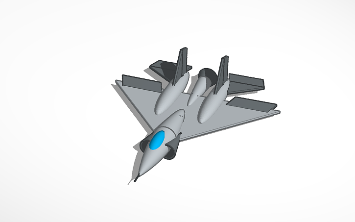 3D design Jet - Tinkercad