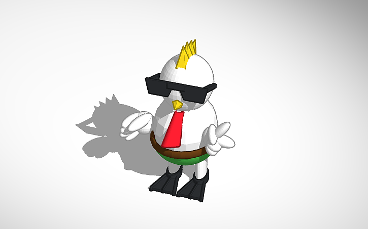 Pollito Punk 3D design Pollito punk | Tinkercad
