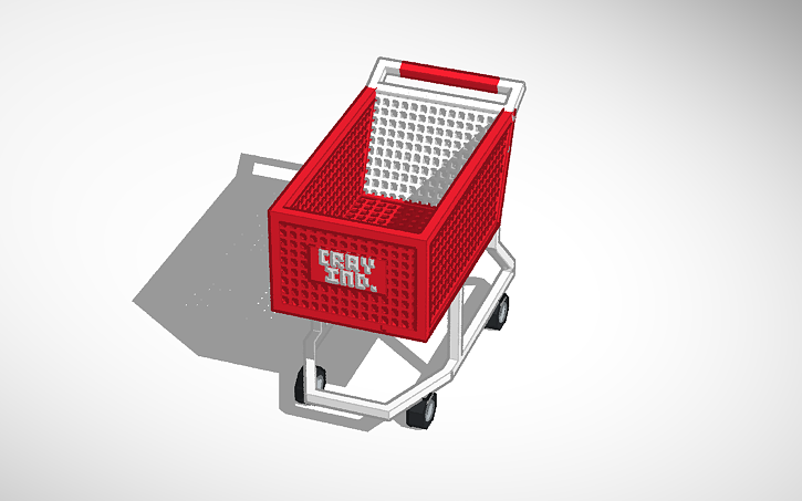 3D design Shopping Cart - Tinkercad