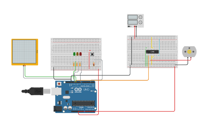 Circuit design MIK moment 3B Sara Mattsson | Tinkercad