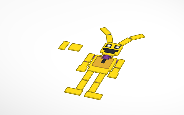 Minecraft Fredbear [FNAF] - Download Free 3D model by