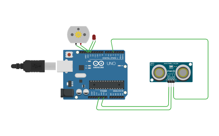 Circuit design Passive infrared sensors - Tinkercad