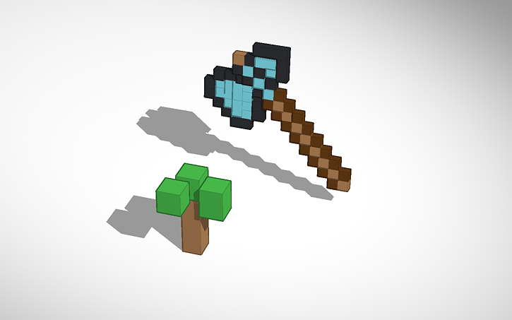3D design How to cut a tree in mcpe?! | Tinkercad