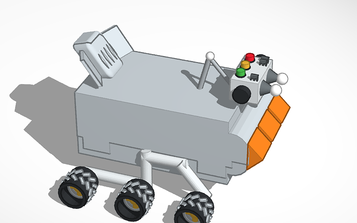 3D design Autonomus Rover | Tinkercad