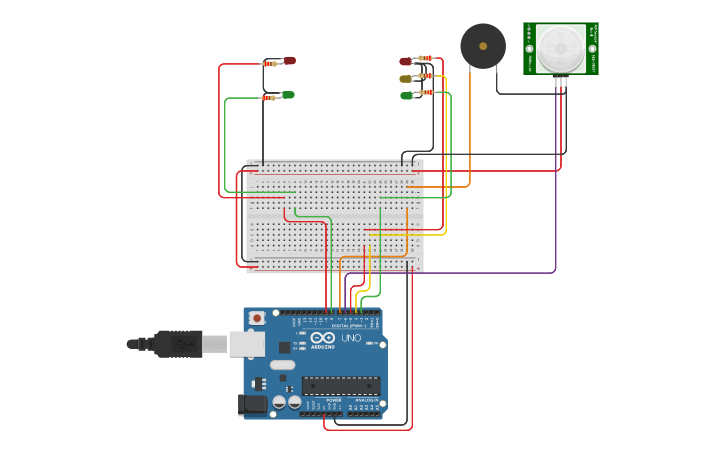 Circuit design Proyecto Final Arduino 1 / V.1 - Tinkercad