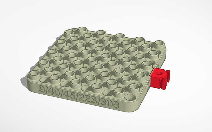 3D design Universal Reloading Tray - Tinkercad