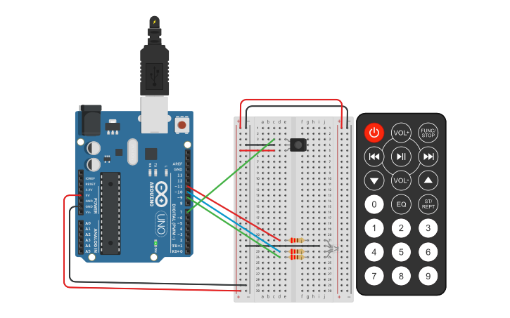 Tinkercad Simple Led Circuit