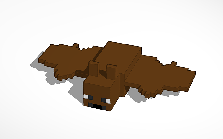 3D design Minecraft Bat | Tinkercad