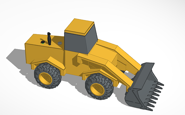 3D design Pay loader - Tinkercad