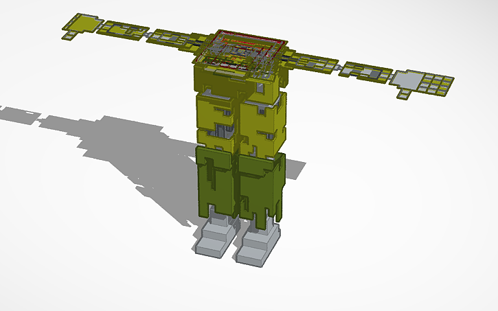 3D design minecraft springtrap original model by trainguy - Tinkercad