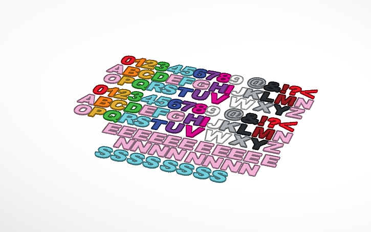 3D design Make a Name Tag - Tinkercad