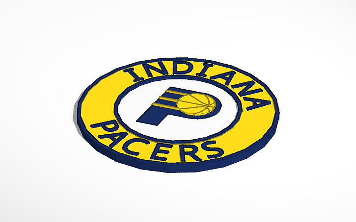 3D design pacers logo | Tinkercad