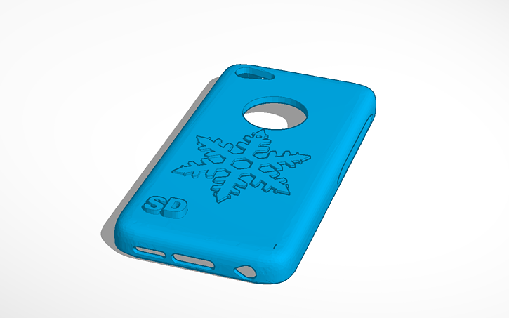 3D design iphone 5c customized phone case - Tinkercad