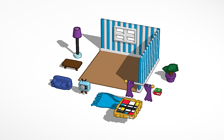 3D design Build a room challenge Tinkercad