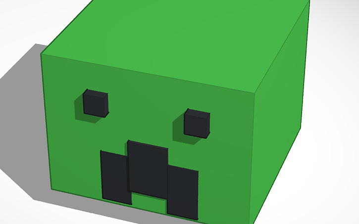 3D design creeper | Tinkercad