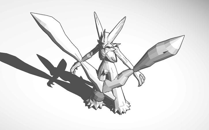 257 Blaziken Mega Evolve Tinkercad