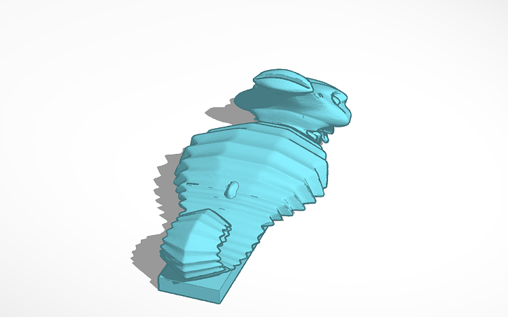 3D design Seahorse - Tinkercad