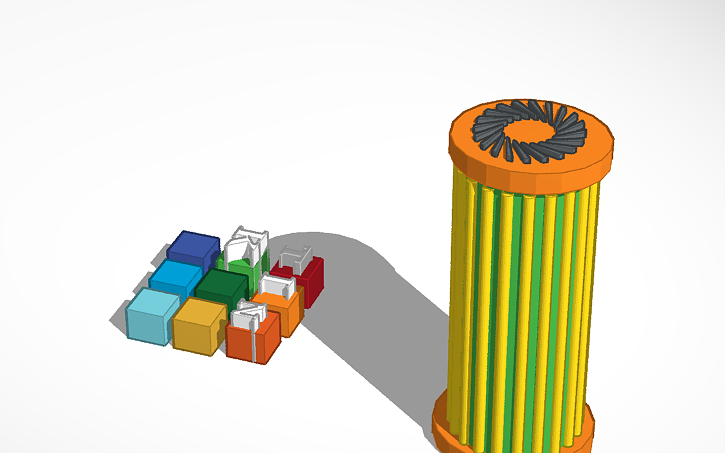 3D design NUklear reactar power cell | Tinkercad