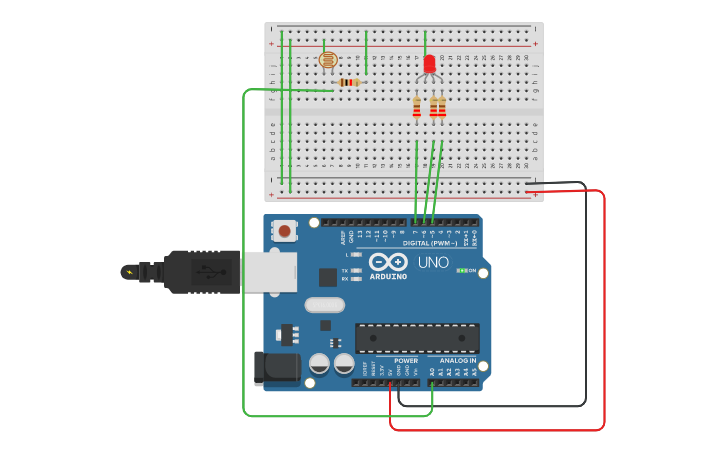 Circuit design Act 4 sup. 2 | Tinkercad