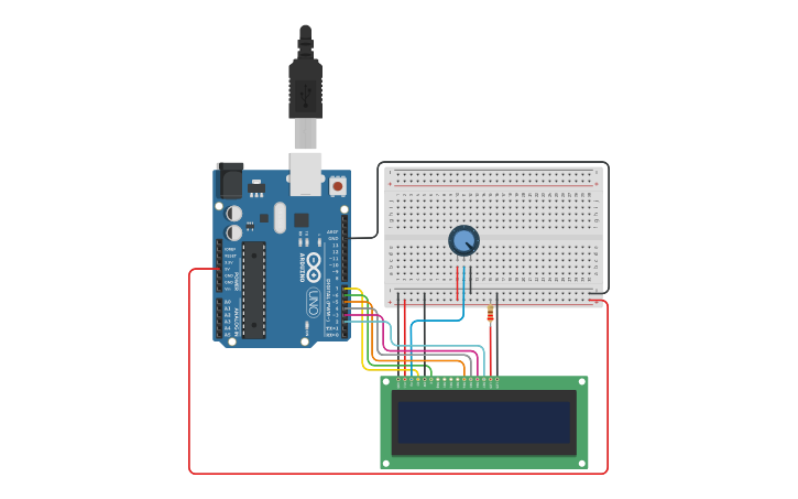 Circuit design Reloj Digital - Tinkercad