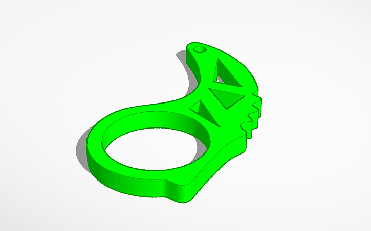 3D design Key rambit - Tinkercad