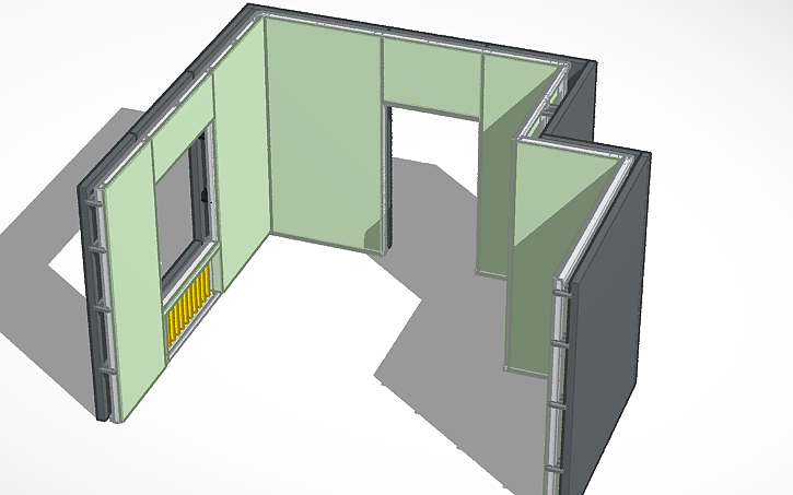 3D design Зашивка стен набросок листов | Tinkercad