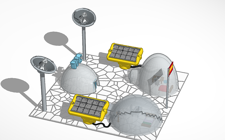 3D design Lunar Project AntonioC. & DanielC. - Tinkercad