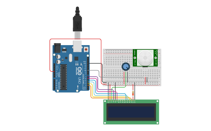 Circuit design sip - Tinkercad