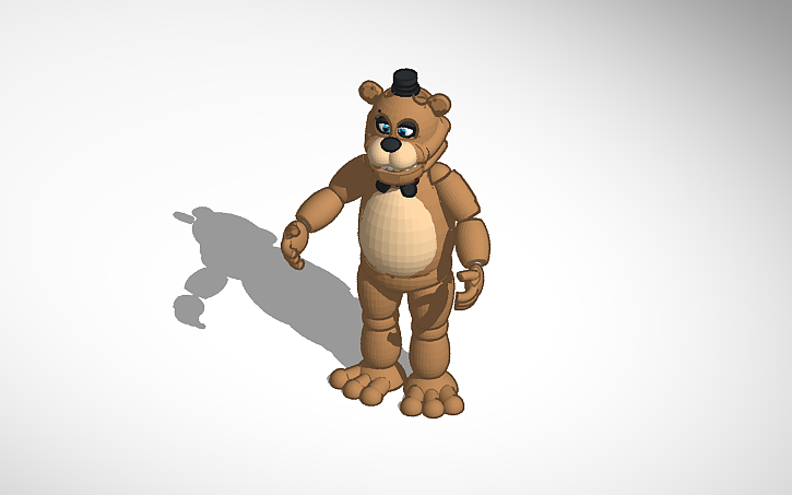 3d Design Freddy - Tinkercad