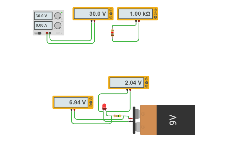 Circuit design Multimeter - Tinkercad