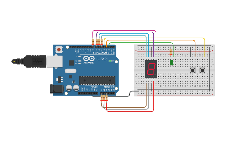 Circuit design Microondas - Tinkercad