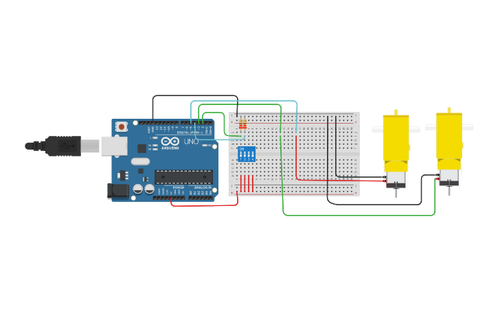 Circuit design entradas - Tinkercad