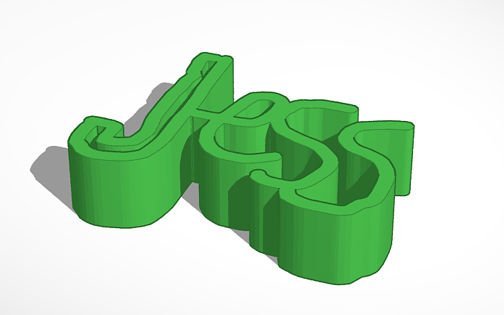 3D design Jess - Tinkercad