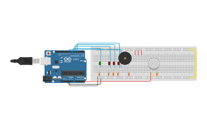 Circuit design Arduino Activity 7 - Tinkercad