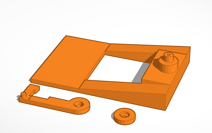 3D design Release lock - Tinkercad