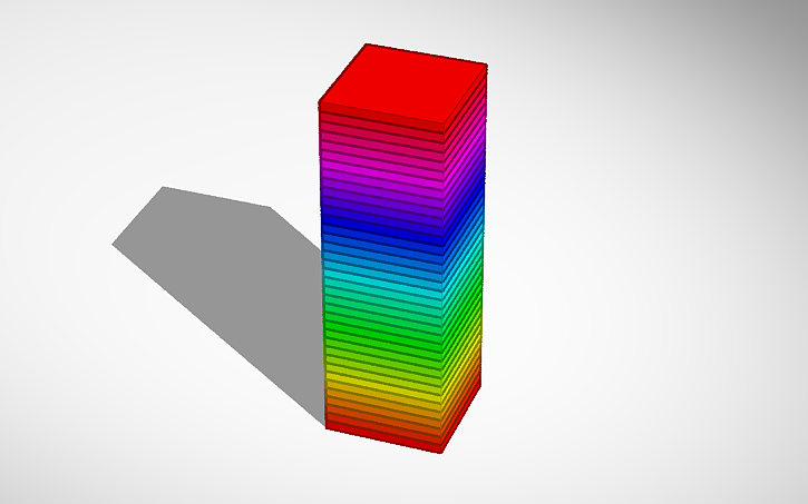 3D design rgb gradient - Tinkercad