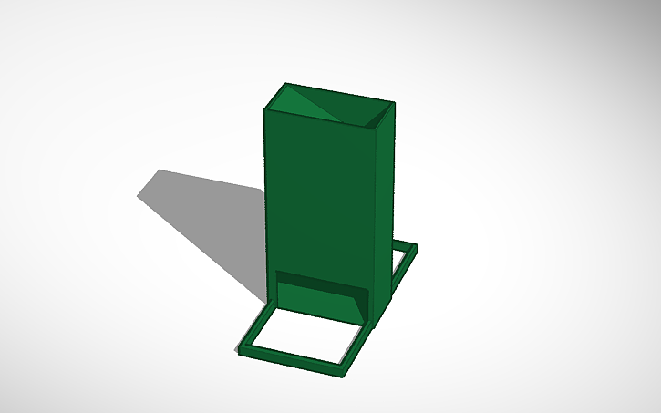 3D design Dice tower - Tinkercad