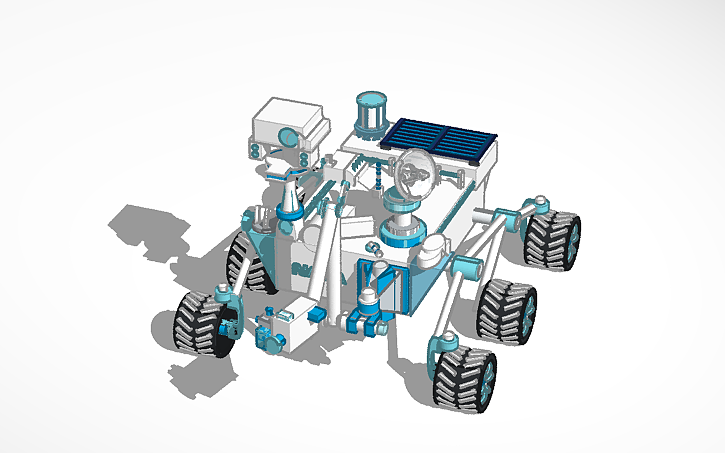 3D design Perseverance Mars Rover - Tinkercad