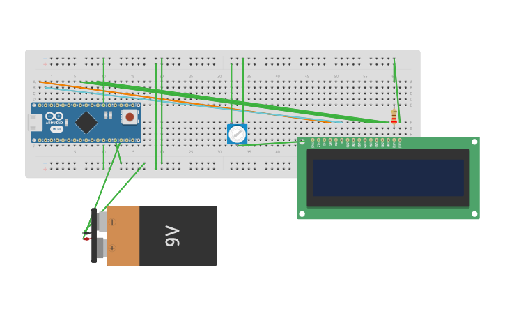 Powering Arduino Micro Circuit design 9.5.2.Arduino Micro - Power meter - Tinkercad