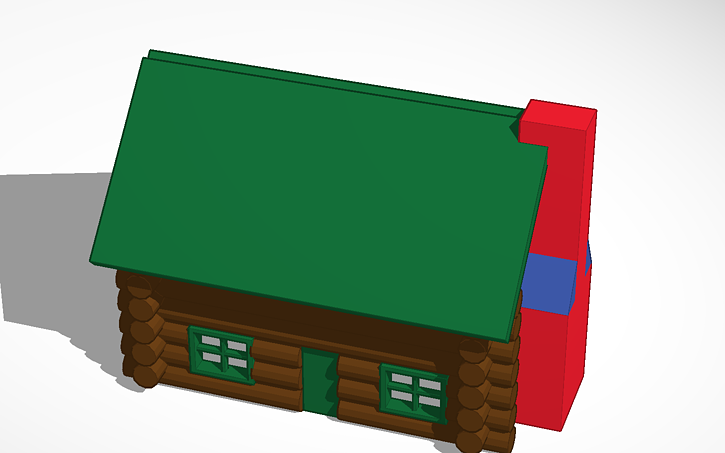 3D design SWA Log Cabin - Tinkercad